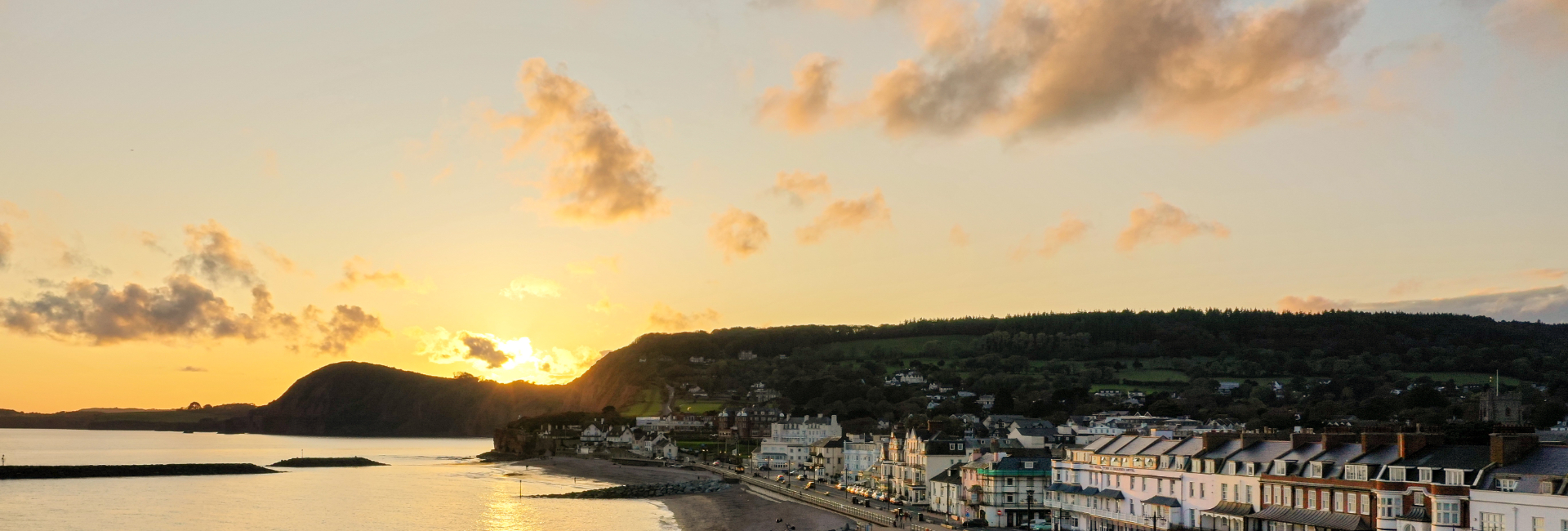 View of Sidmouth Esplanade